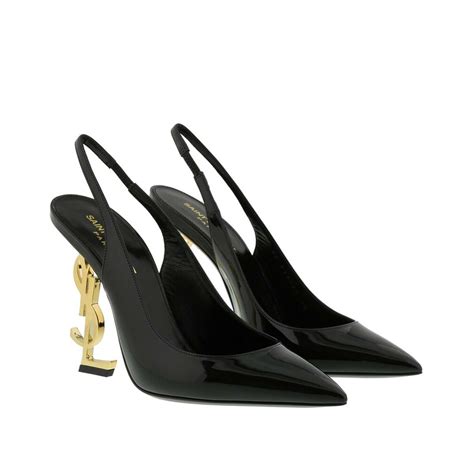 ysl heels slingback